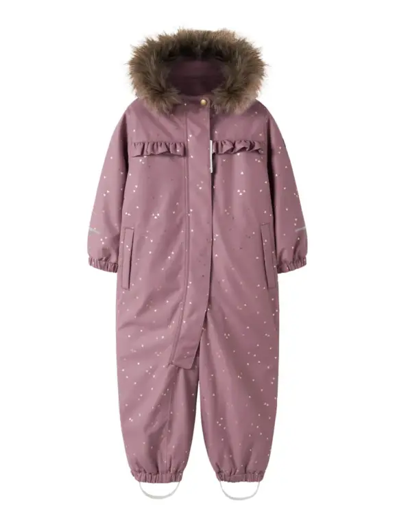 Name It Snow10 Glitter Flyverdragt - Wistful Mauve - 80
