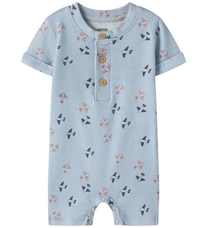 Name It Sommerdragt - Bomuld/Modal - NbmHop - Blue Fog