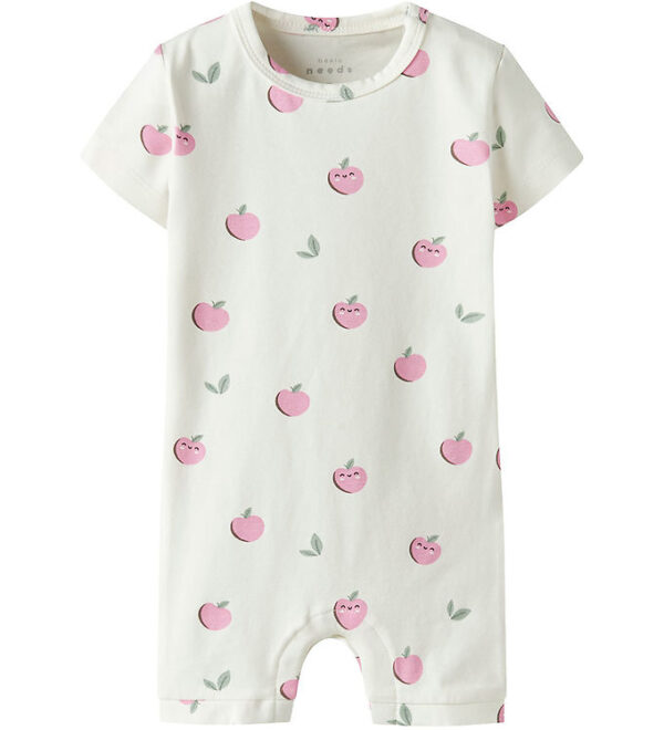 Name It Sommerdragt - NbfVandora - Cloud Dancer/Apples