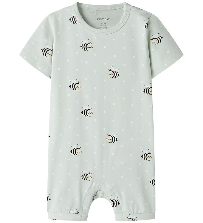Name It Sommerdragt - NbfVandora - Pale Aqua/Bee
