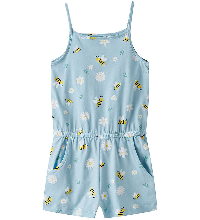 Name It Sommerdragt - NmfVigga - Cool Blue/Bubblebee