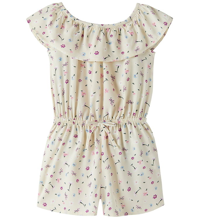 Name It Sommerdragt - NmfVinaya - Almond Milk/Cute Flowers