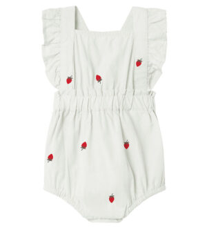 Name it Sommerdragt - NbfDerilla - Bright White/STAWBERRY