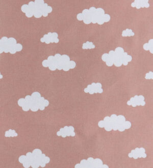 Nørgaaard Madsens Sengetøj - Flonel - Junior - Rosa m. Skyer