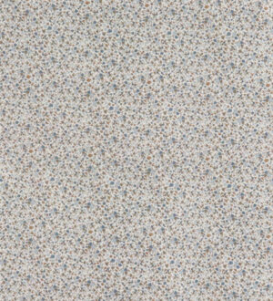 Nørgaard Madsens Sengetøj - Baby - Beige m. Blå blomster