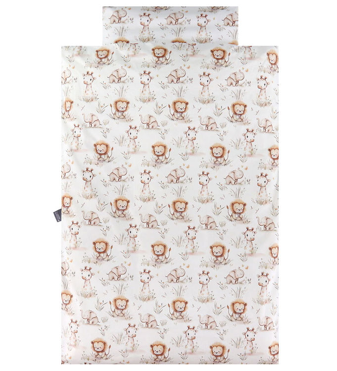 Nørgaard Madsens Sengetøj - Baby - Beige m. Giraf