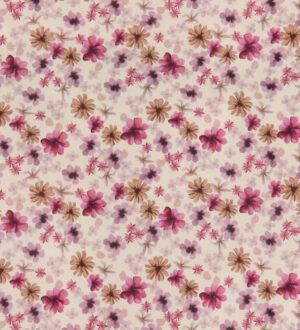 Nørgaard Madsens Sengetøj - Baby - Lilla m. Blomster