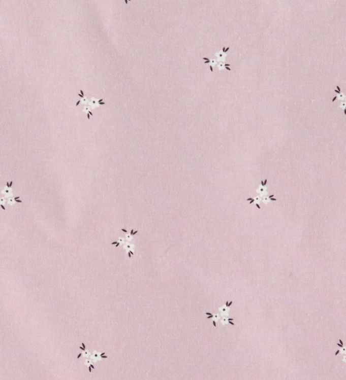 Nørgaard Madsens Sengetøj - Flonel - Voksen - Mauve m. Blomster