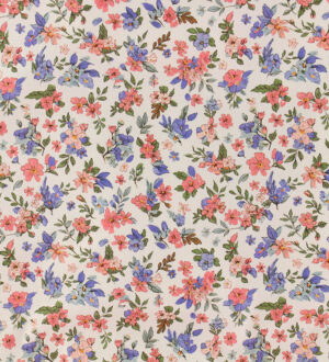 Nørgaard Madsens Sengetøj - Junior - Beige m. Blomster