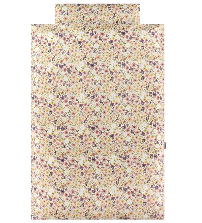 Nørgaard Madsens Sengetøj - Junior - Beige m. Blomster