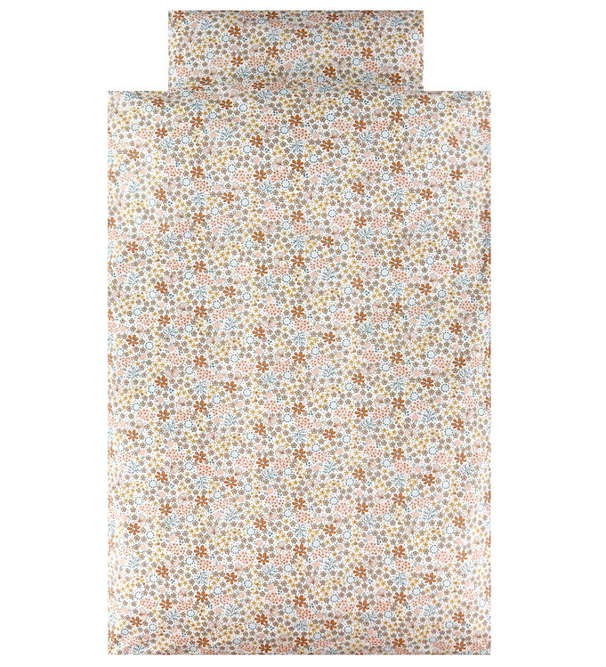 Nørgaard Madsens Sengetøj - Junior - Beige/Rosa Blomster