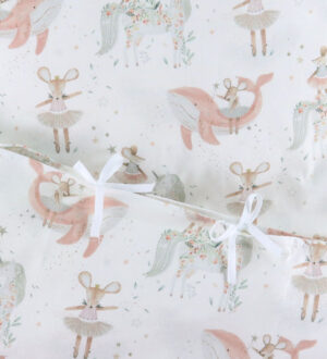 Nørgaard Madsens Sengetøj - Junior - Hvid m. Ballet Mus