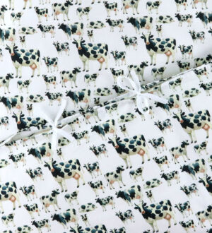 Nørgaard Madsens Sengetøj - Junior - Hvid m. Køer