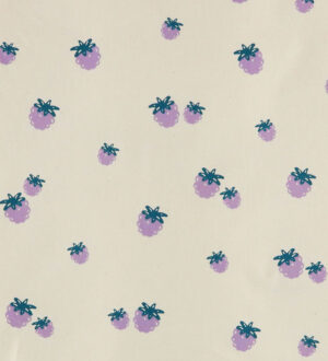 Nørgaard Madsens Sengetøj - Junior - Hvid m. Lilla Blomster