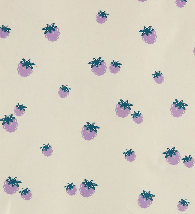 Nørgaard Madsens Sengetøj - Junior - Hvid m. Lilla Blomster