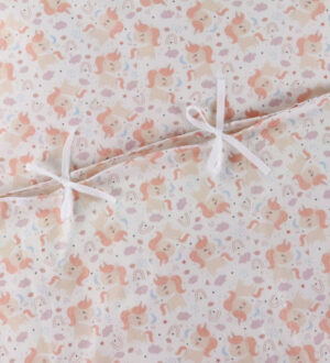 Nørgaard Madsens Sengetøj - Junior - Små Enhjørninger - Mauve/Hv