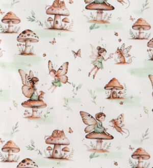 Nørgaard Madsens Sengetøj - Poplin - Junior - Hvid m. Klokkeblom