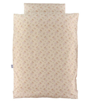 Nørgaard Madsens Sengetøj - Voksen - Beige m. Blomster