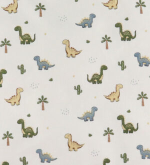 Nørgaard Madsens Sengetøj - Voksen - Beige m. Dinoer