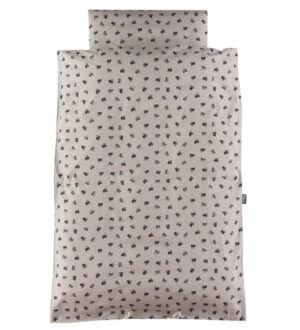 Nørgaard Madsens Sengetøj - Voksen - Beige/brun m. Traktorer