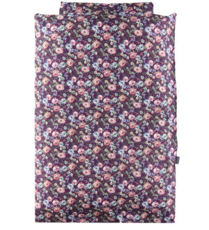 Nørgaard Madsens Sengetøj - Voksen - Blommelilla m. Blomster
