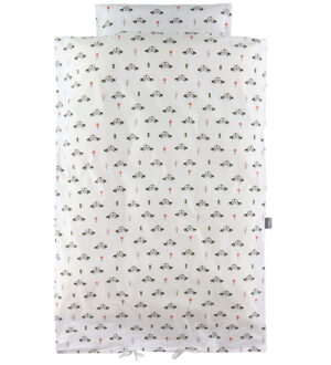 Nørgaard Madsens Sengetøj - Voksen - Hvid m. Politibiler