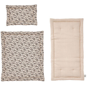 OYOY Dukkesengetøj m. Madras - Leaf - Beige
