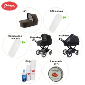 Odder Musthaves + Lift (Dark Brown) Barnevognspakke