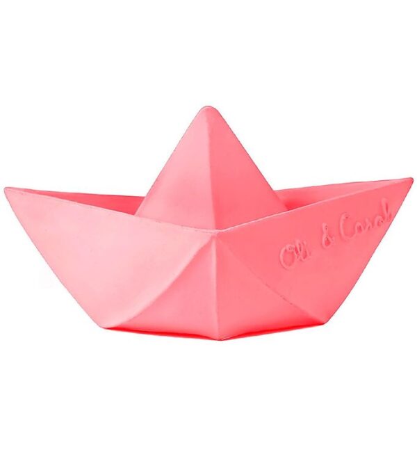 Oli & Carol Badelegetøj - Naturgummi - Origami - Pink Båd