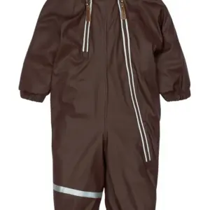 PU Flyverdragt 2 Zip Recycled - French roast - 92 CM