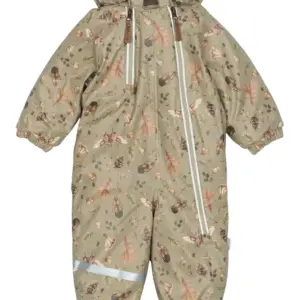 PU Flyverdragt 2 Zip Recycled - Seneca rock - 98 CM