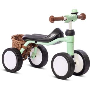 PUKY PUKYlino - Løbecykel m. 4 Hjul - Bundle - Pastel Green