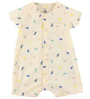 Petit Bateau Sommerdragt - Creme m. Havets Dyr