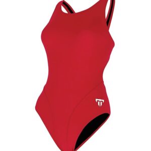 Phelps Badedragt - UV50+ - Rød - 13 år (158) - Phelps Badetøj