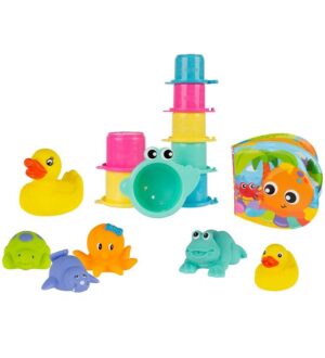 Playgro Badelegetøj - 15 Dele - Sjov I Badet