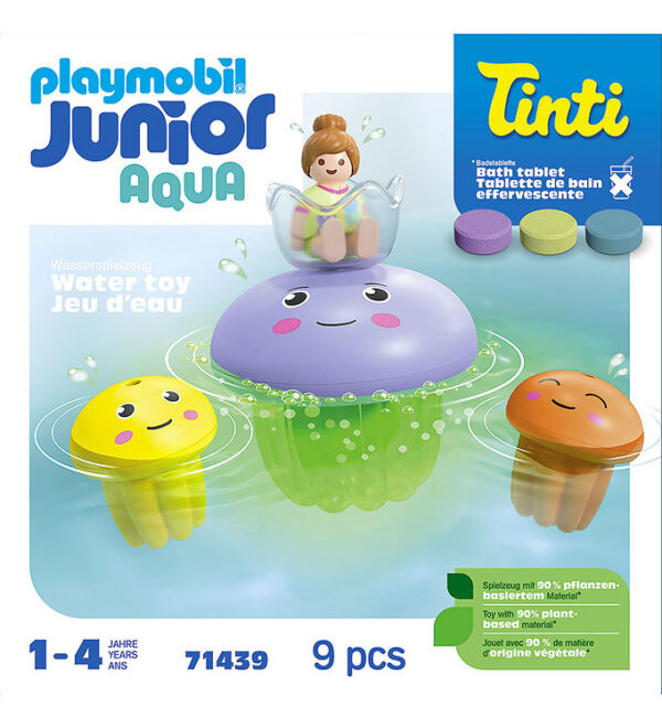 Playmobil Junior Aqua - Junior & Tinti Colourful Jelly Fish - 71