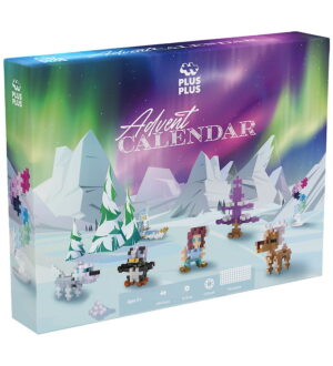 Plus-Plus Julekalender - 600 Dele - 24 Låger