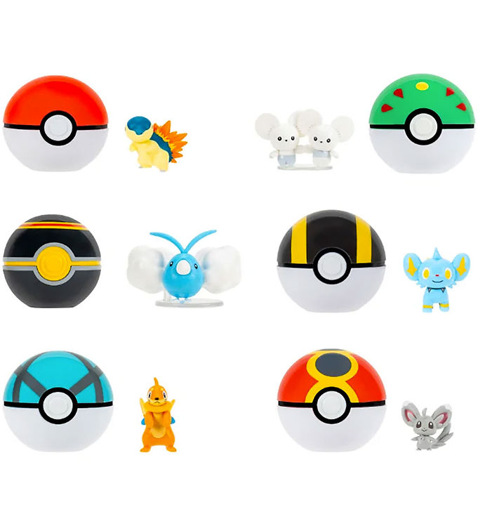 Pokémon Figur - Clip N Go - Assorteret
