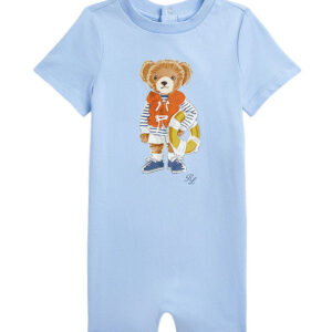 Polo Ralph Lauren Sommerdragt - Lyseblå m. Bamse