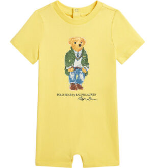 Polo Ralph Lauren Sommerdragt - Oasis Yellow m. Bamse