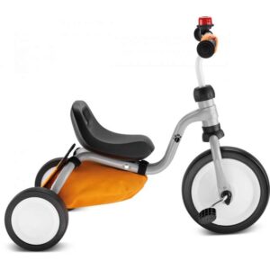 Puky - Fitsch Bundle - Løbecykel fra 1,5 år/80 cm - Grå/orange