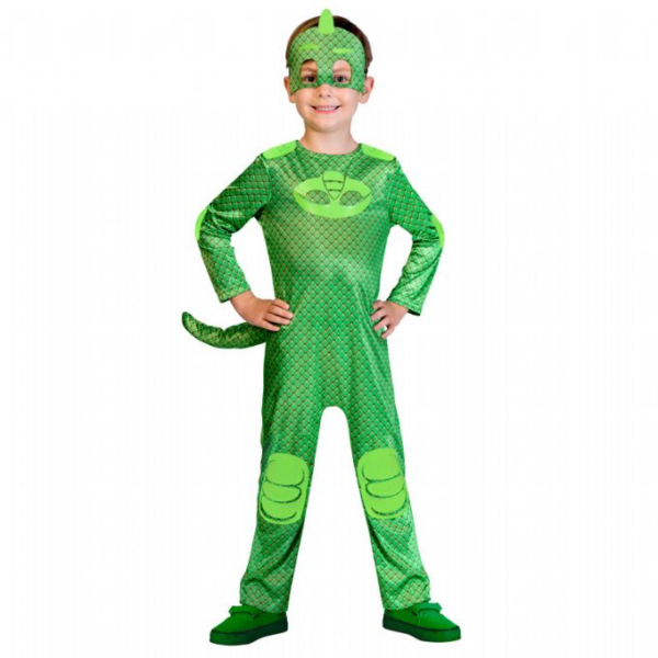 Pyjamasheltene Gekko kostume 98 cm