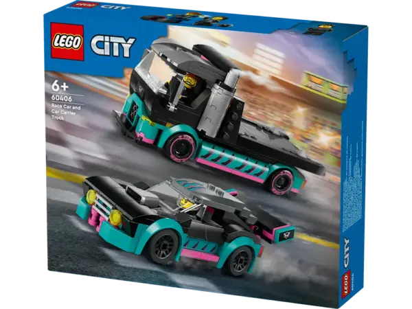 Racerbil og biltransporter 60406 LEGOÂ® City