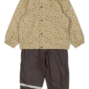 Regnsæt m. Fleece - Cornstalk - 98 CM