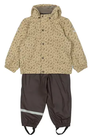 Regnsæt m. Fleece - Cornstalk - 98 CM