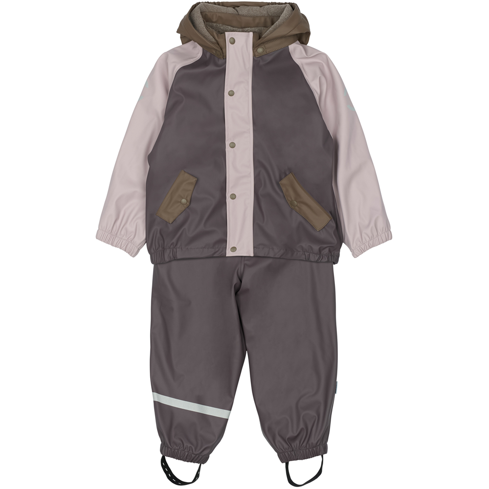 Regntøj med fleecefoer (7 år/122 cm)