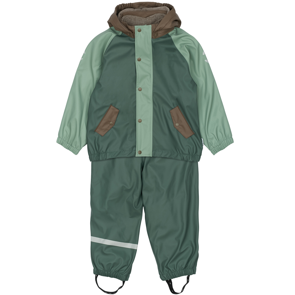 Regntøj med fleecefoer (7 år/122 cm)