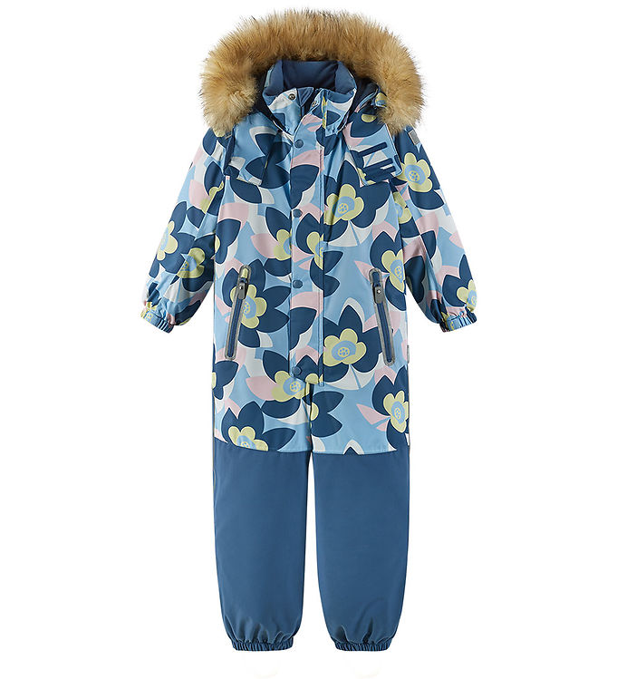 Reima Flyverdragt - Kipina - Frozen Blue m. Blomster