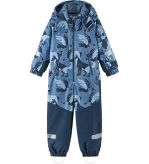 Reima Flyverdragt - Kurikka - Blue Ocean m. Print