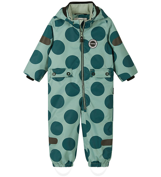 Reima Flyverdragt - Marte Mid - Stone Green m. Prikker